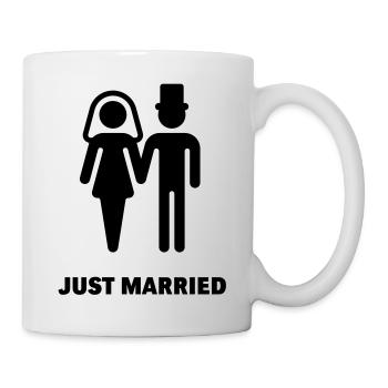 Just Married (mariée et le marié) - Mug blanc - blanc - Droite