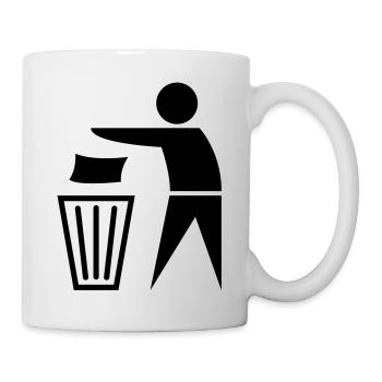 garbage_can - Tasse - Weiß - Rechts