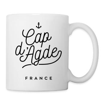 Cap d'Agde - Frankreich - Tasse - Weiß - Rechts