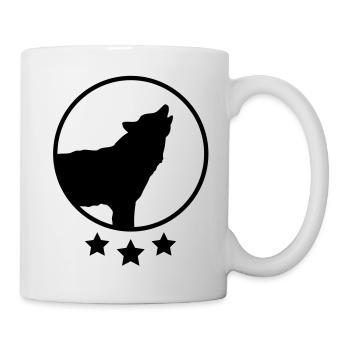 wolf__f1 - Tasse - Weiß - Rechts