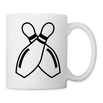 bowling_pins__f1 - Mug blanc - blanc - Droite