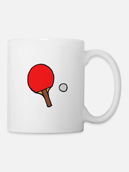 Table Tennis Racket - Mug blanc - blanc