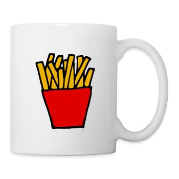 French fries - Mug - white - Right