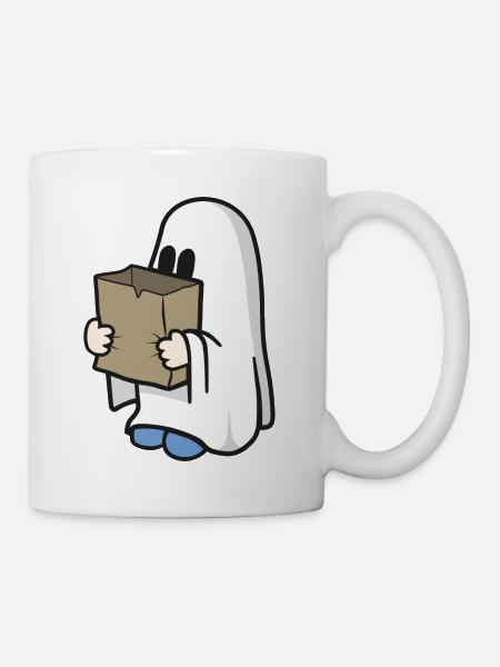 trick or treat - Tasse - Weiß