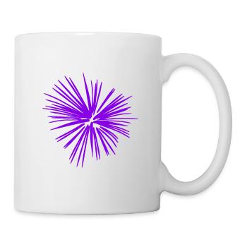 Fireworks purple - Mug - white - Right