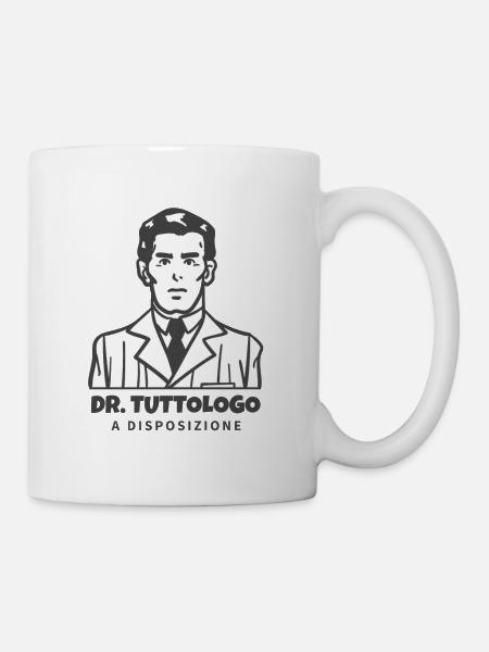 DR. TUTTOLOGO - Mug blanc - blanc