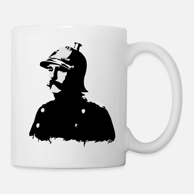 Otto von Bismarck (bicolore) - Mug blanc - blanc