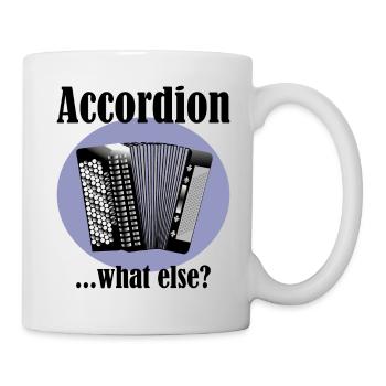 Accordion what else - Mug blanc - blanc - Droite