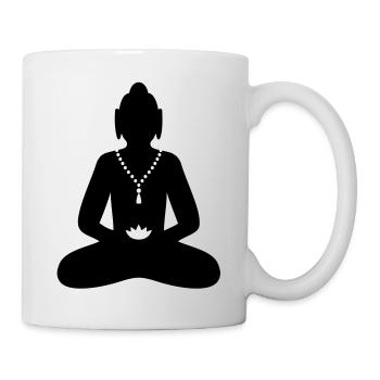 peaceful Buddha - Meditation Religion - Mug - white - Right