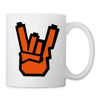 symbol punk1 - Mug blanc - blanc - Droite