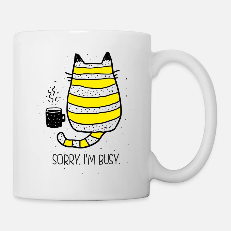 Sorry. I'm busy. - Tasse - Weiß