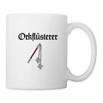 Pen and paper orkfluesterer schwarz - Tasse - Weiß - Rechts
