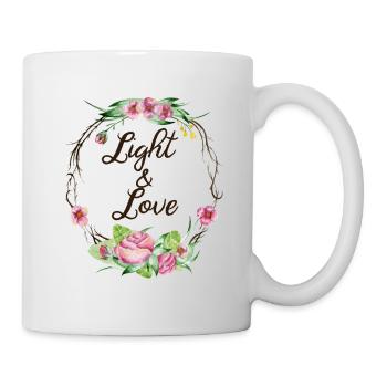 Loving "light and love" design - Mug - white - Right