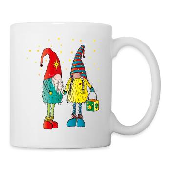 Weihnachtswichteln - Tasse - Weiß - Rechts