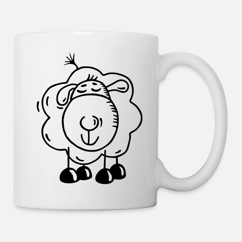 Rêver Sheep - Mug blanc - blanc