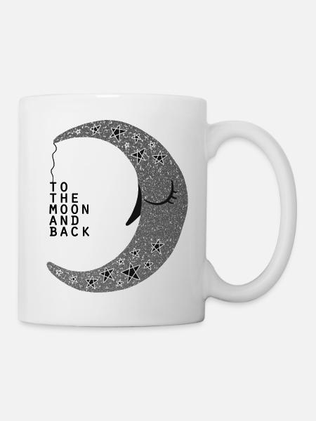 Moon | moon glitter - Mug - white
