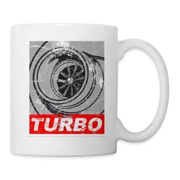 Cadeau de réglage de la pression de suralimentation du turbocompresseur turbo - Mug blanc - blanc - Droite