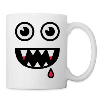 Kleiner Vampir / Little Vampire - Tasse - Weiß - Rechts