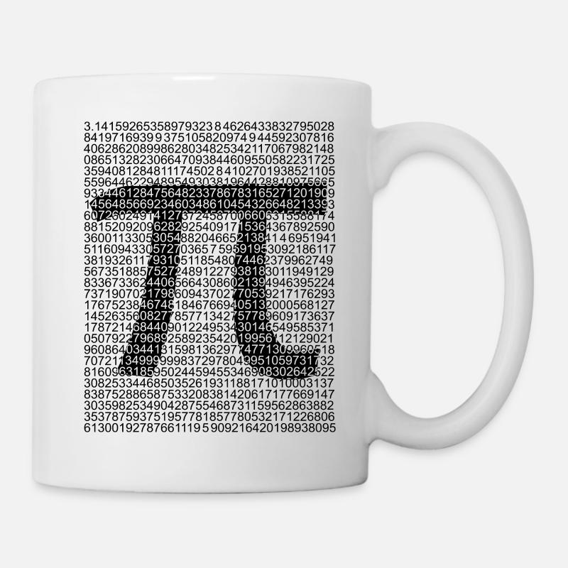 PI - Mug blanc - blanc