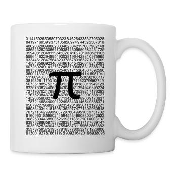 PI - Mug blanc - blanc - Droite