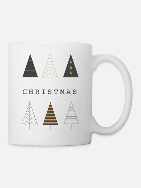 Arbres de noel - Mug blanc - blanc