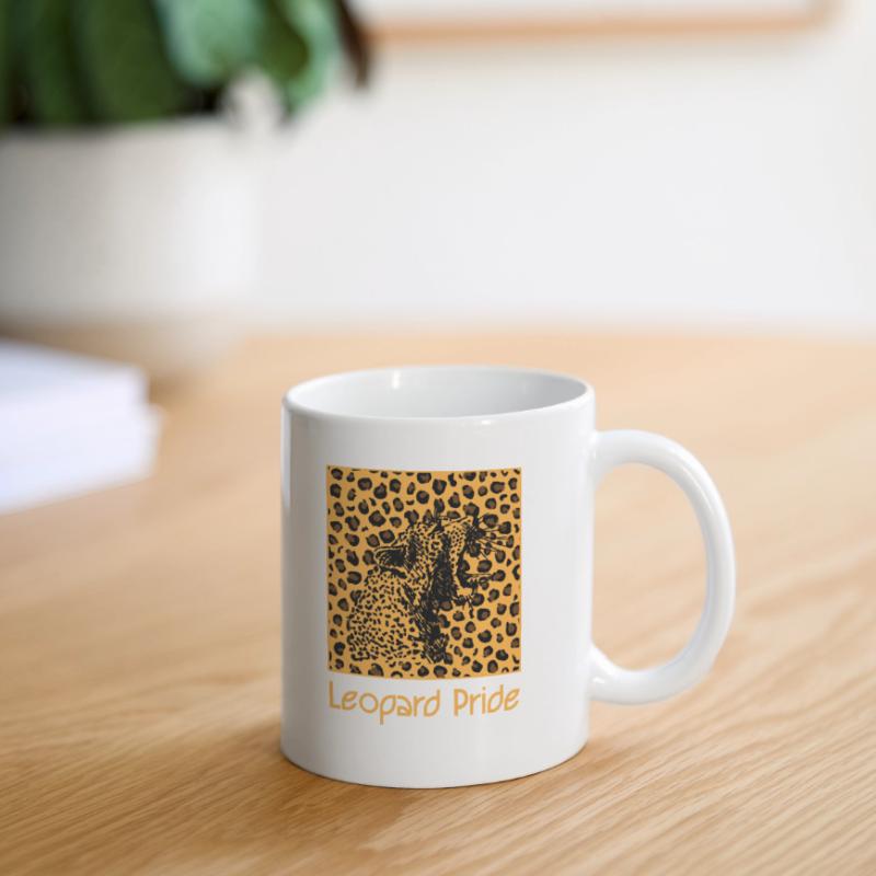 Leopard animal leopard pattern cat Mug