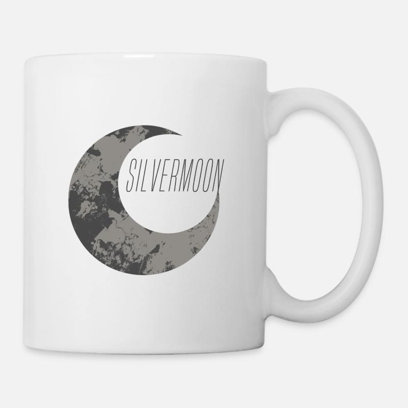 lune - Mug blanc - blanc