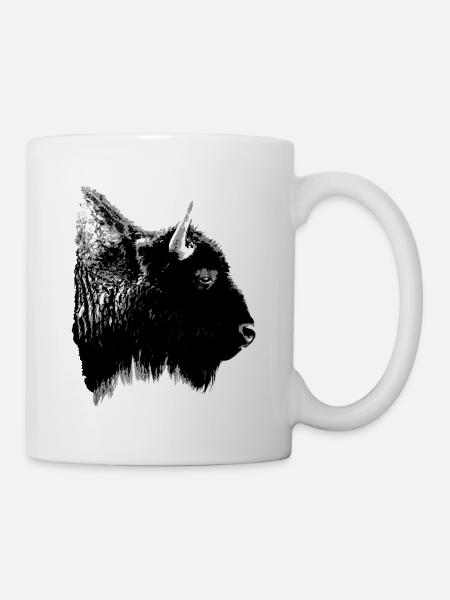 bison - Mug - white