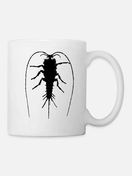 Silberfischchen - Tasse - Weiß