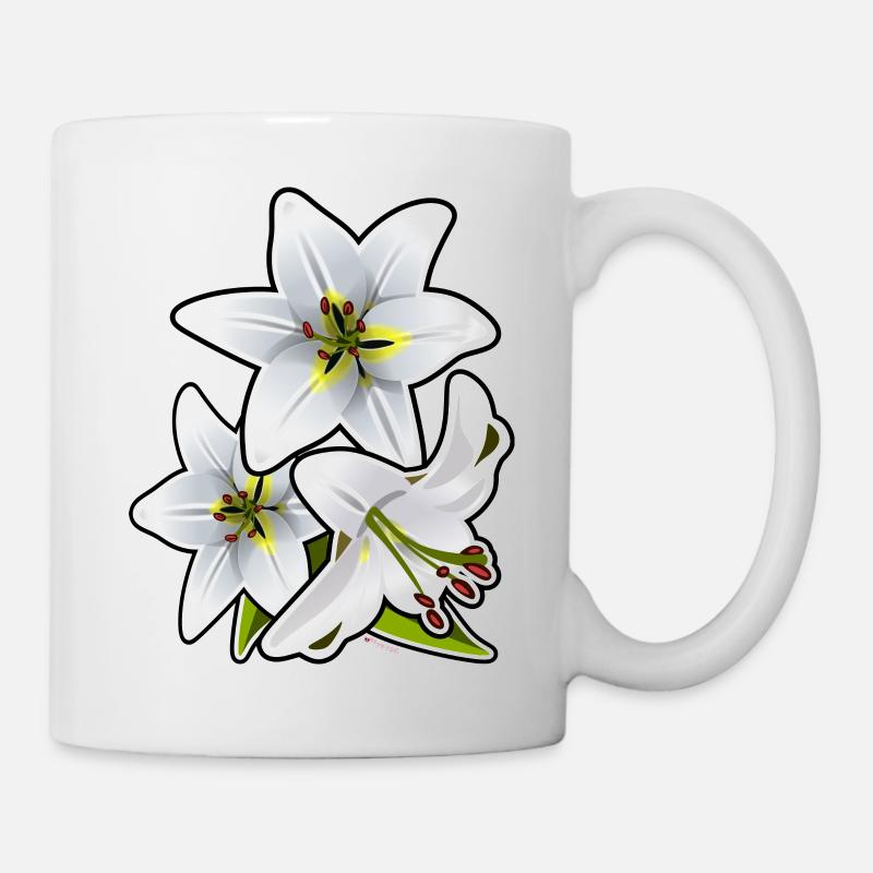 Lilies - Mug - white