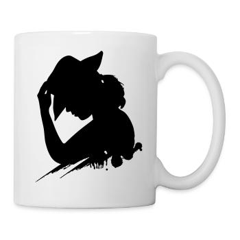 JaC's Cowgirl - Tasse - Weiß - Rechts