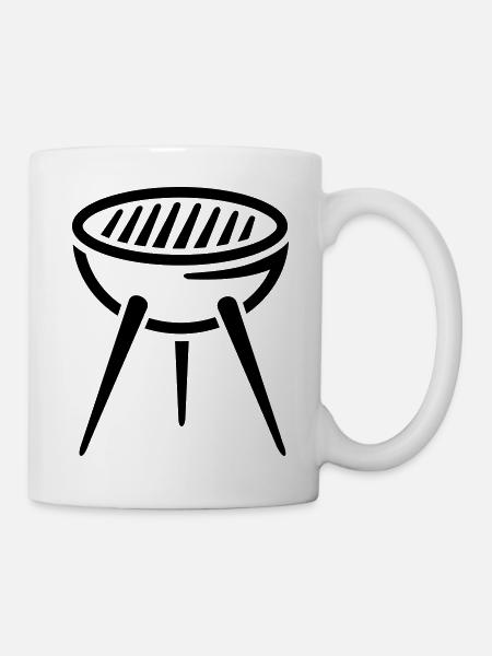 Grill BBQ - Mug blanc - blanc