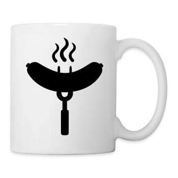 Bratwurst - Tasse - Weiß - Rechts