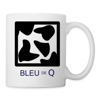 blöde Q - Tasse - Weiß - Rechts