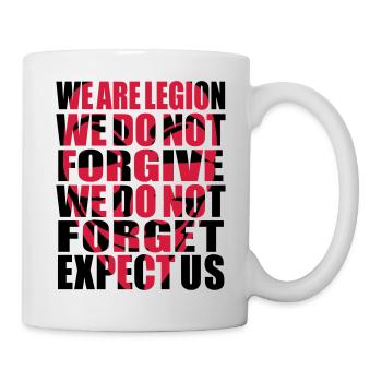 Anonymous Motto Shadow - Tasse - Weiß - Rechts