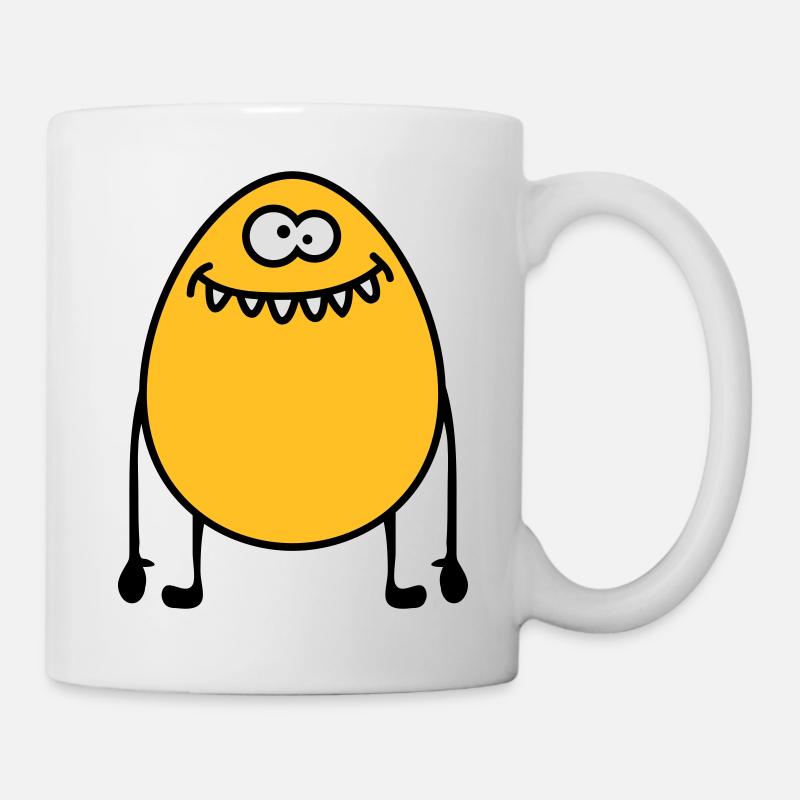 Egg Monster - Tasse - Weiß