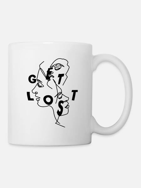 Get Lost! - Tasse - Weiß