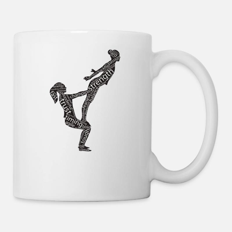 Gymnastique acrobatique - Mug blanc - blanc