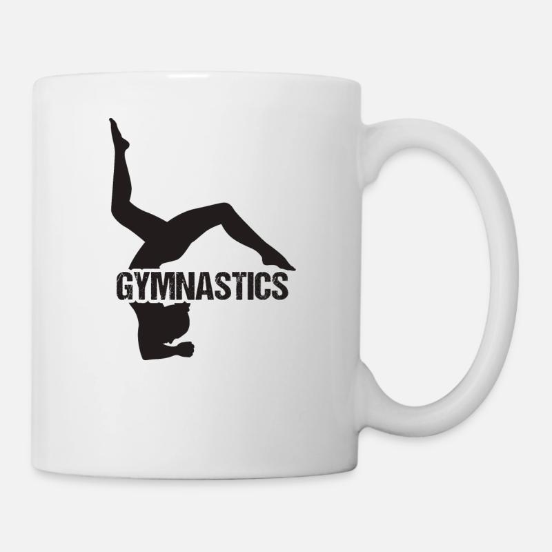 Acrobatics gymnastics - Mug - white