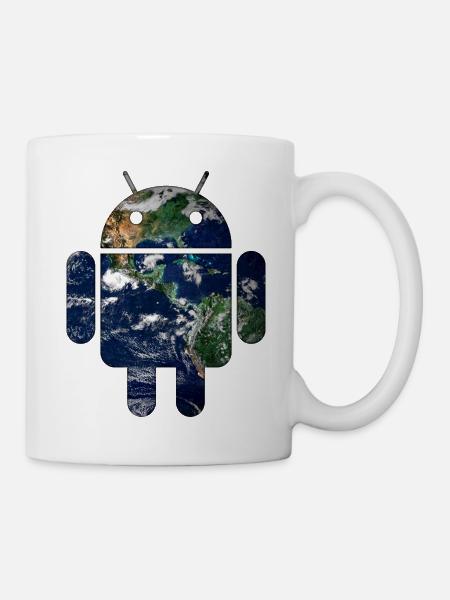 Android - Tasse - Weiß