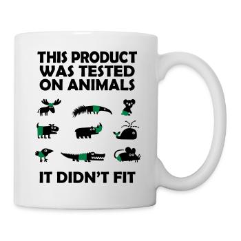 PRODUCT tested on Animals - Didn't Fit - Mug - white - Right