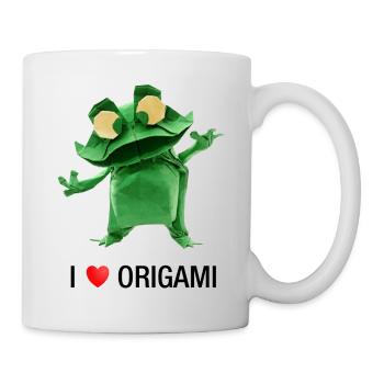 I love Origami - Frog Origami - Mug - white - Right