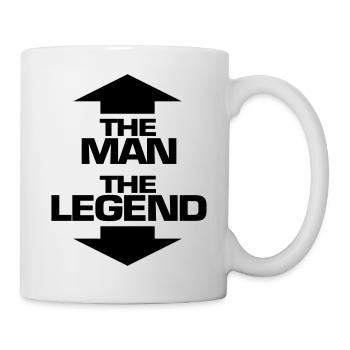 L'homme et la légende - Mug blanc - blanc - Droite
