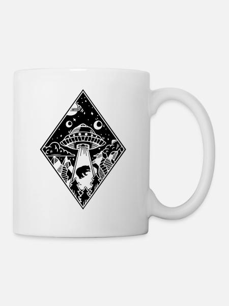 T-shirt Alien Beam - Mug blanc - blanc