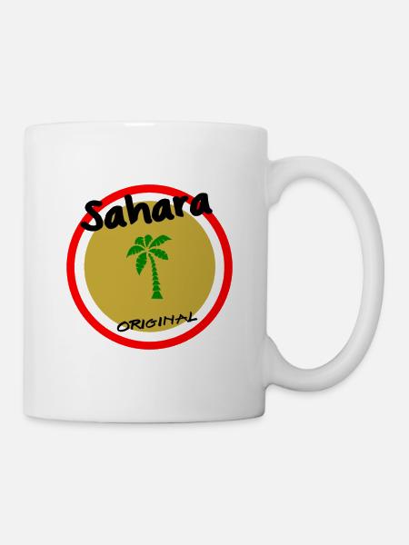 sahara cadeau original soleil - Mug blanc - blanc