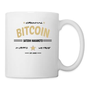 bitcoin original satoshi nakamoto gift - Mug - white - Right