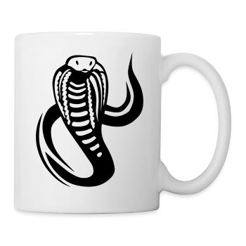 tribal cobra snake 8 - Mug - white - Right