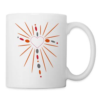 Croix mouvante - Mug blanc - blanc - Droite