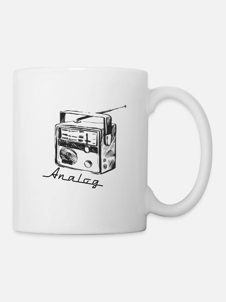 Analog - Tasse - Weiß
