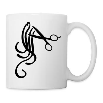 haircut_f1 - Mug blanc - blanc - Droite